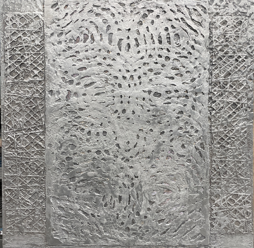 "Metamorphasis", 2026, Encaustic, 24x24 inches