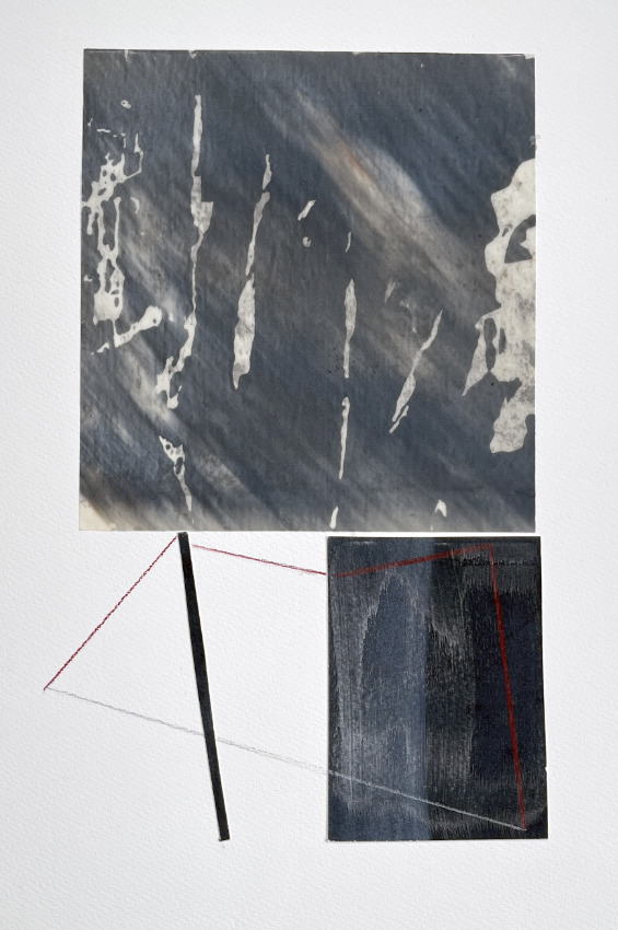 "Support", 2025, Encaustic, 16x20 inches