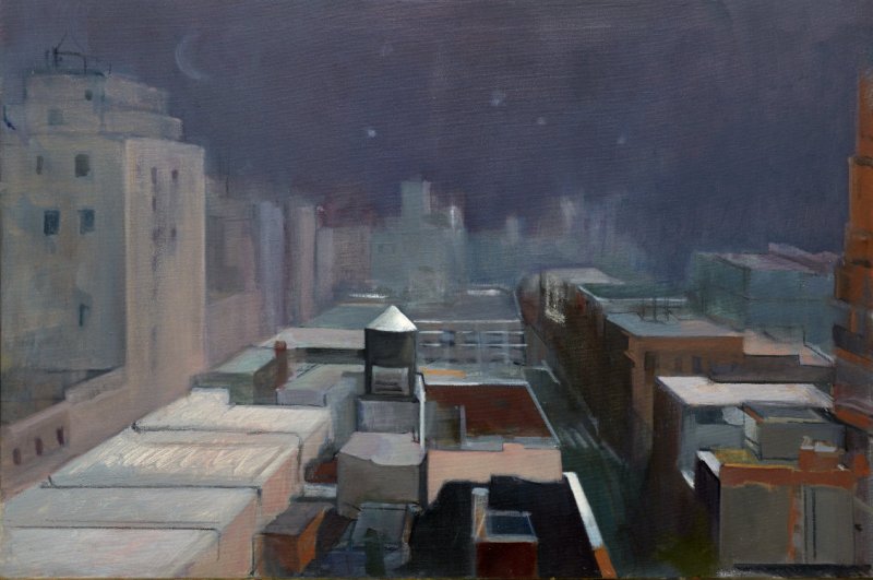  Magic Hour,  30x40, oil on canvas,2017