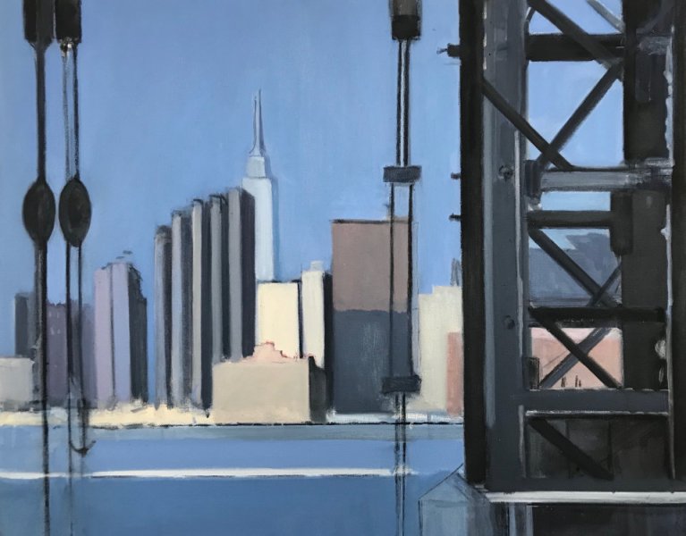  Looking East.  24x30, on canvas,2020
