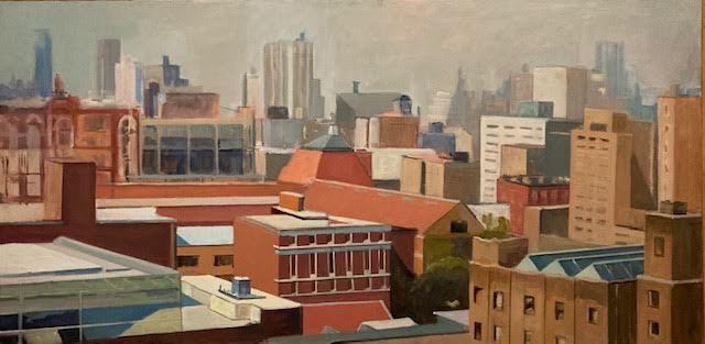  From Barbara Shack's Window,  2020 oil on canvas