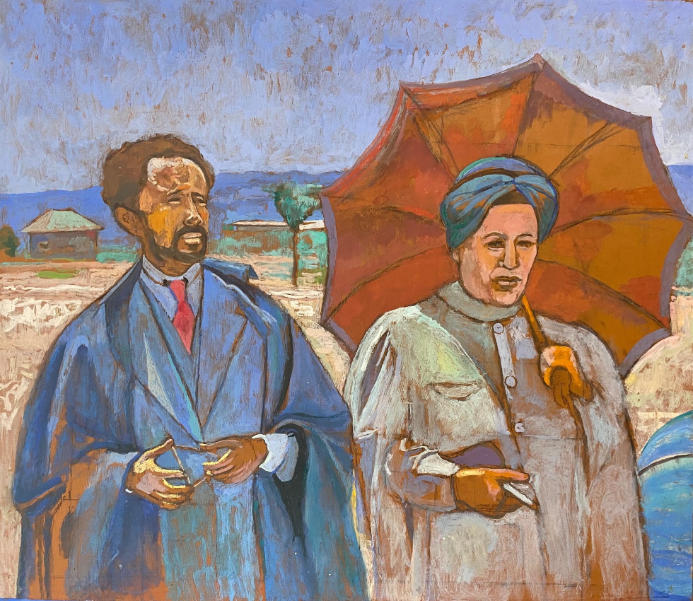 His Imperial Majesties II, 20 x 20 inches