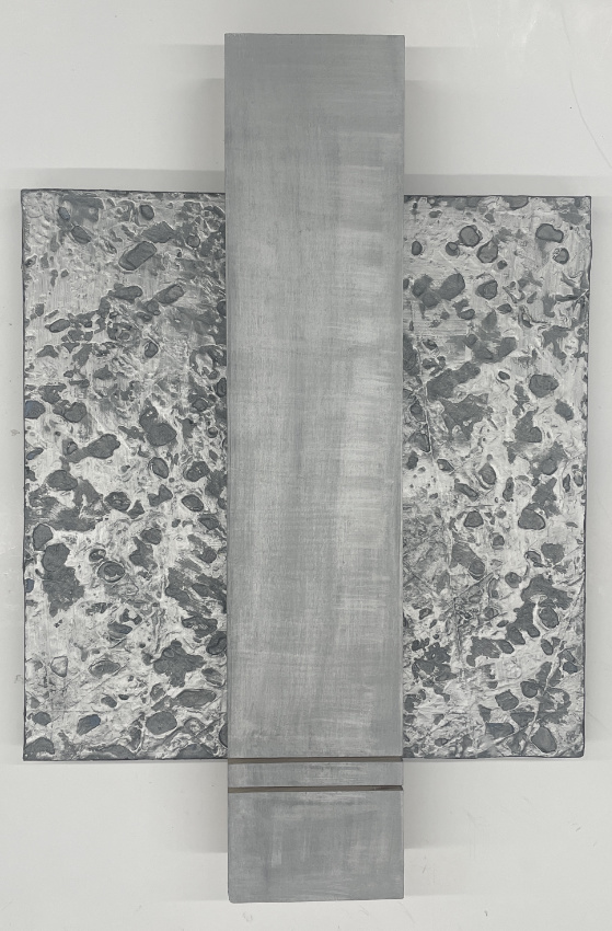 "Audacious", 2026, Encaustic, 17.5x12 inches