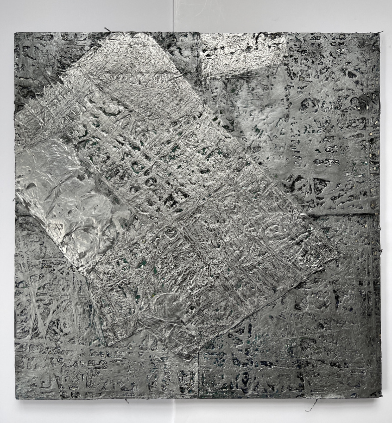 "Consequence", 2026, Encaustic, 24x24 inches