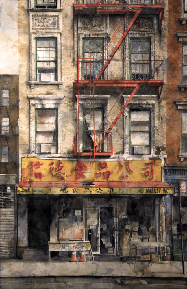 "Tin Duc Food Market, 129 E. Broadway", 40x26 inches, 2026