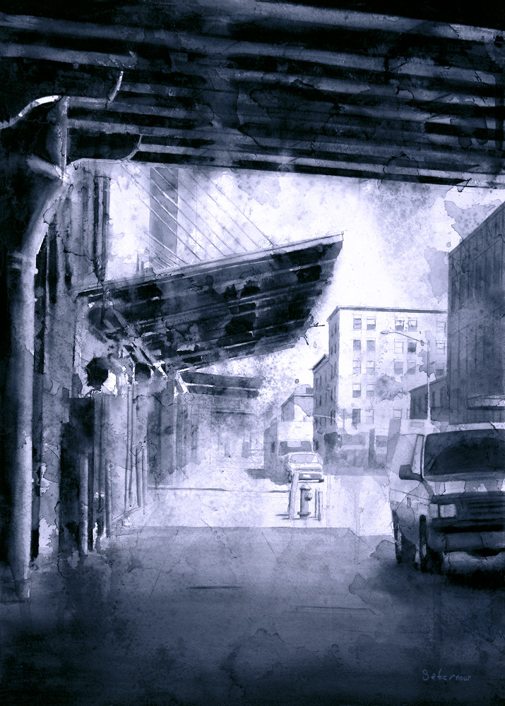 "West 13th St, Meatpacking District", 22x15 inches, 2021